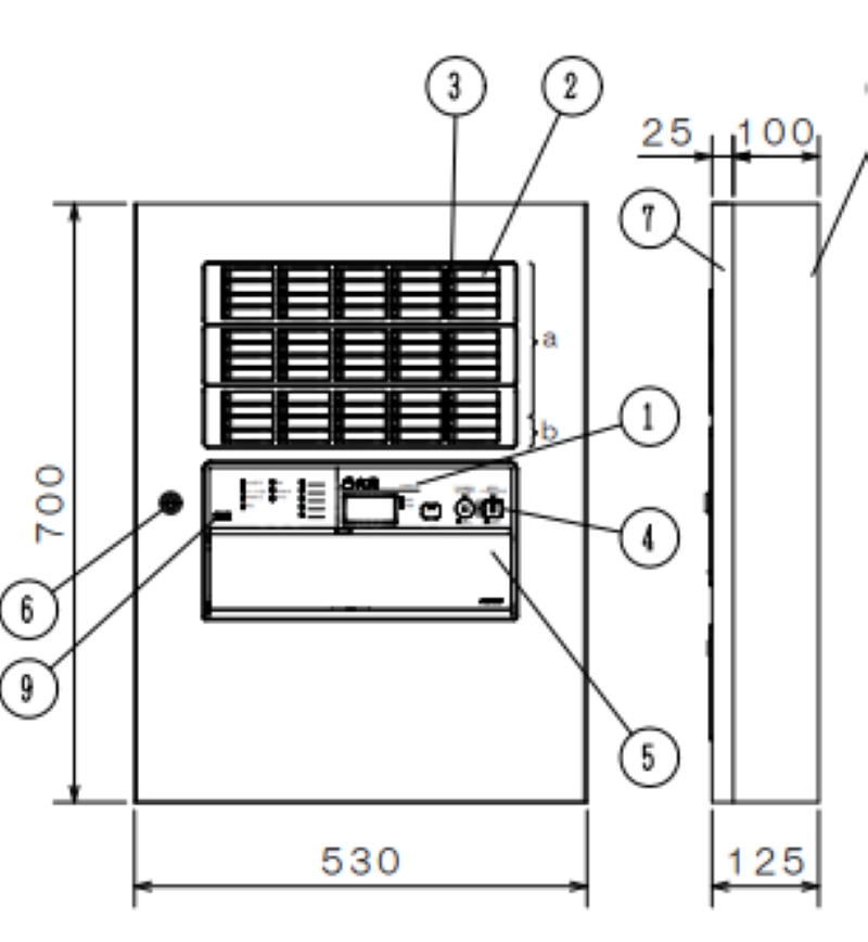 能美　Ｐ型１級６０回線受信機