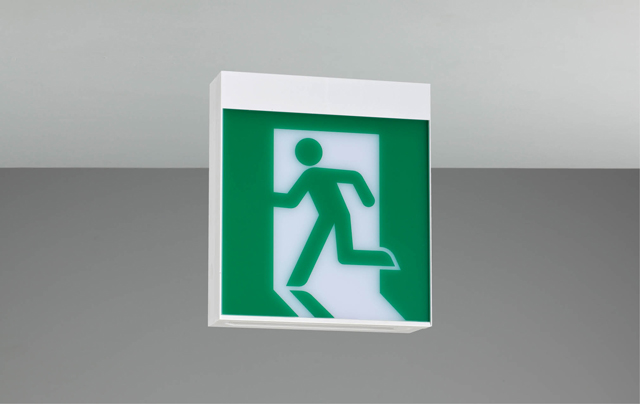 長時間天壁直付両面誘導灯