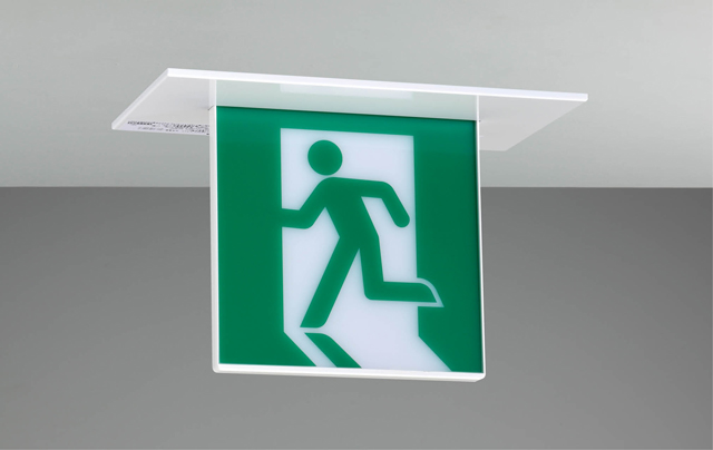 Ｃ級天井埋込片面誘導灯