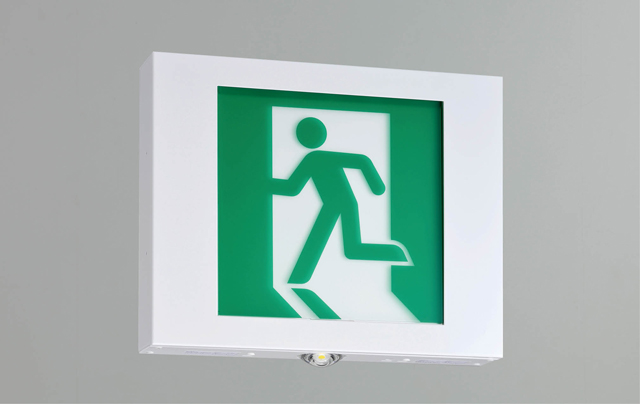 点滅形天壁直付両面誘導灯