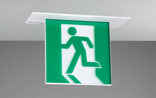 Ｂ級ＢＨ天井埋込両面誘導灯