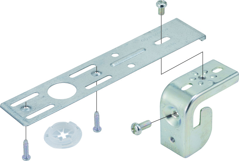 感知器取付金具　リップみぞ形鋼用