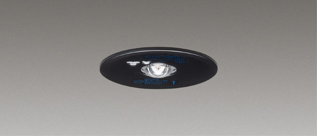 低天井用埋込黒色ＬＥＤ非常灯専用形