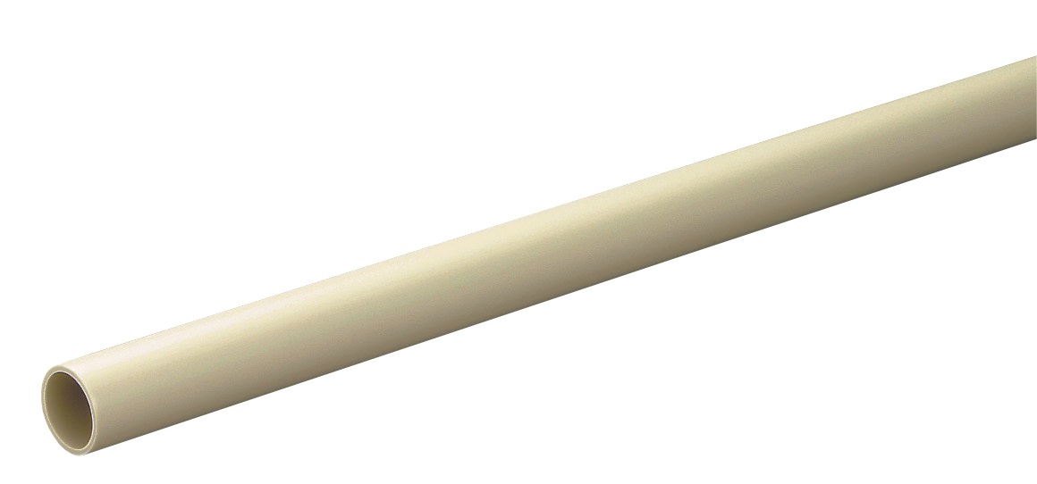 日動　硬質ビニル電線管２２　アイボリー