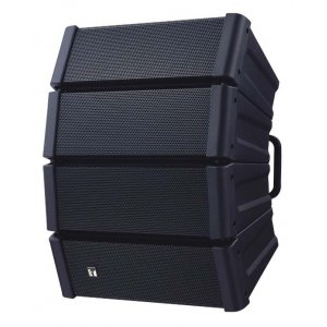 コンパクトアレイスピ－カ－　黒　防滴型