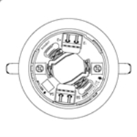 ＦＲ速結式ベース　埋込端子付コネクタなし