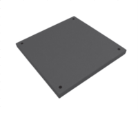 防水型カブセ蓋　錆止　２５０ｘ２５０