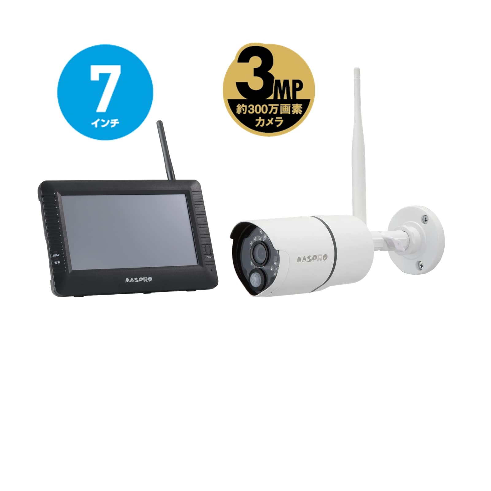ワイヤレスカメラセット