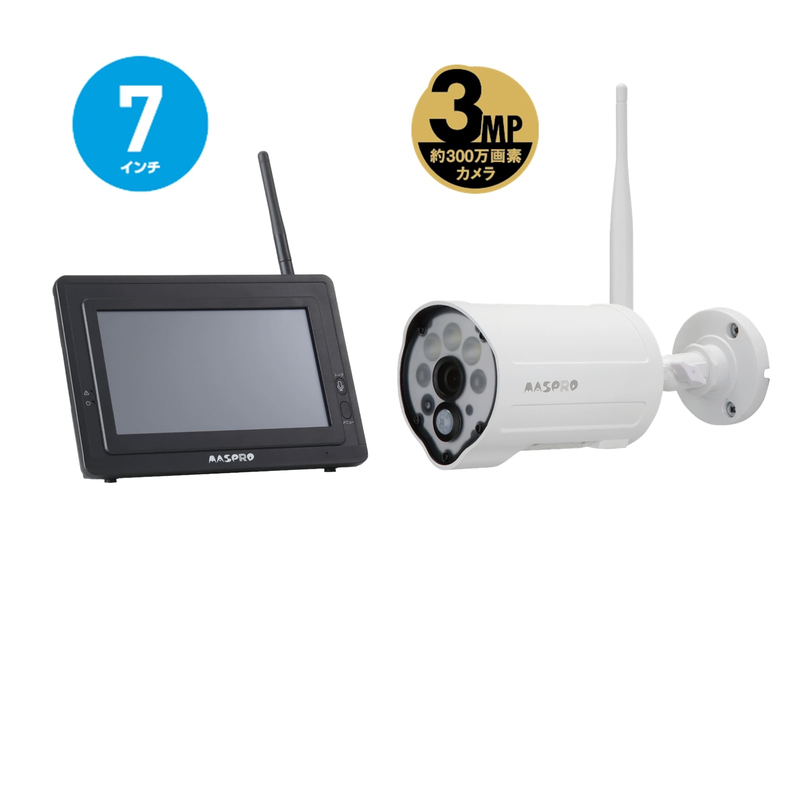 ワイヤレスカメラセット